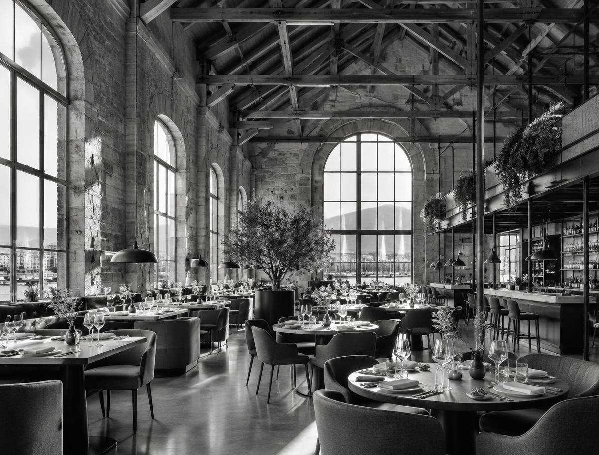 Intérieur monumental des Halles de l’Île
